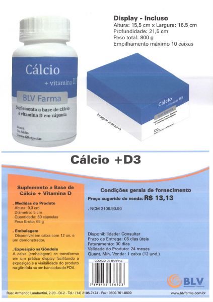 Cálcio + Vitamina D3